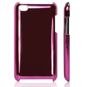Shiny Hard Sided Plating Case Cover Skin for Apple iPod Touch 4 +Free 
