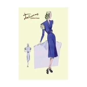Dress Suit with Pleats 12x18 Giclee on canvas 