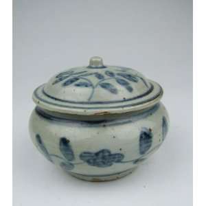  Decoration Porcelain Lidded Pot, Chinese Antique Porcelain, Pottery 