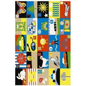 Concord Global Rugs Fun Time Collection Every Day MULTI Rectangle 45 