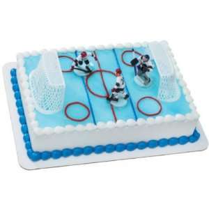  Ice Hockey Cake Topper Decorating Kit: Toys & Games