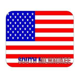  US Flag   South Milwaukee, Wisconsin (WI) Mouse Pad 