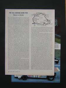German Grand Prix Review Report from 1972   Ickx  