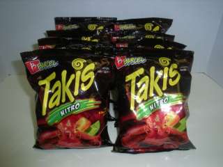 Takis Nitro 4oz/113.4g 8 bags Barcel Chips  