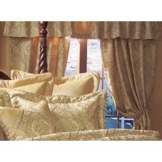 Imperial Gold Curtain Set w/ Valance/Sheer/Tassels