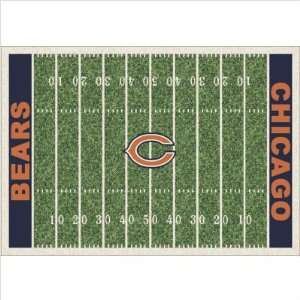   Chicago Bears Football Rug Size: 310 x 54 Home & Kitchen