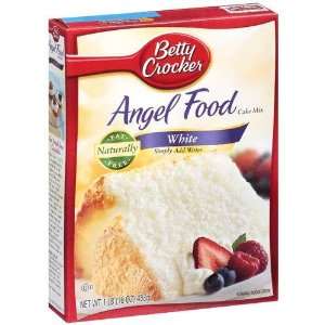 Betty Crocker White Angel Food Cake Mix   Pack Of 3 (16oz) Boxes 
