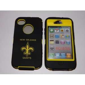  New Orleans Saints Apple Iphone 4 & 4S Silicone Case Cover 