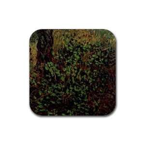  Undergrowth By Vincent Van Gogh Square Coasters Office 