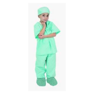   Doctor Scrubs   Green Child Costume Size 8 10 (BDRG 810) Toys & Games