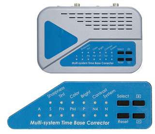 Video Time Base Corrector With Frame Pulse And Color Correction