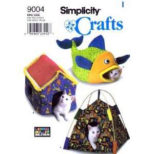  Simplicity 9004 Crafts Sewing Pattern Cat Beds Arts 