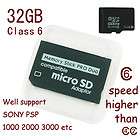   sd 32GB combined 64GB MEMORY STICK PRO DUO CARD for sony PSP  