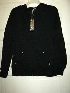 Beverly Hills Polo black zip hoodie jacket 1X NWT  