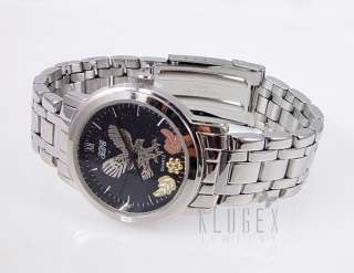 Black Hills Gold Watch with Eagle  