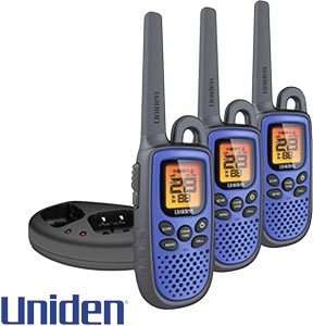 Uniden 3 Pack 2 Way Radios Walkie Talkie 22 mile GMRS  