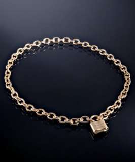 Tiffany & Co. Tiffany & Co. 1837 gold padlock charm necklace   