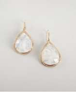 Socheec white labrodorite and diamond teardrop earrings style 