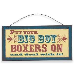  Big Boy Boxers Mini Metal Sign