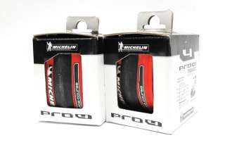 Pair Michelin Pro 4 Tire Red Road Bike Tires Fixie 700x23c 700c 23mm 