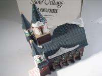 1992 ST LUKES CHURCH 5421 6 Dept 56 Snow Village w Original Box  