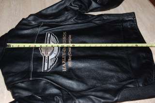 Harley Davidson Leather Jacket 100th Anniversary CENTENNIAL Huge 