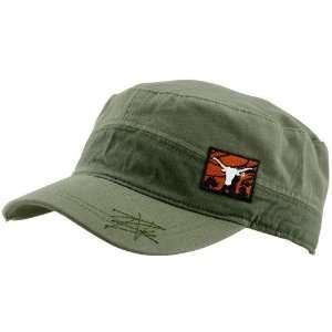 Texas Longhorns Green Fatigue Adjustable Hat Sports 