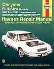 Chrysler 1988 1993 Full Size Front Wheel Drive Haynes Auto Repair 