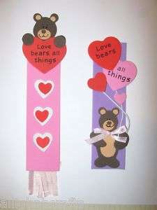 Teddy Bear Bookmark Craft Kit for Kids Cute! ABCraft  