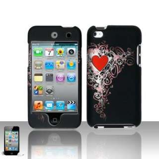 Apple iPod Touch 4 4th Gen Hard Case Cover Pretty Heart  