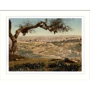  From Mount Scopus Jerusalem Holy Land, c. 1890s, (M 