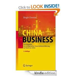 China Business Der Ratgeber zur erfolgreichen Unternehmensführung im 