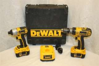 DeWalt DCK274L 2 Piece 18v Li Ion Drill & Impact Kit with Case  