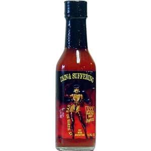 Pain and Suffering Hot Sauce, 5 fl oz:  Grocery & Gourmet 