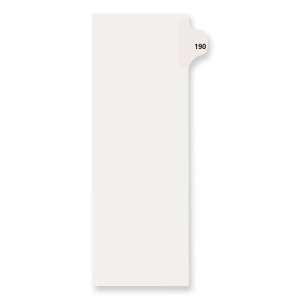  Avery Individual Side Tab Legal Exhibit Dividers AVE82406 