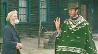   Poncho   Spaghetti Western Cowboy Replica Movie Prop   Green  