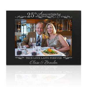  25th Silver Wedding Anniversary Picture Frame: Everything 