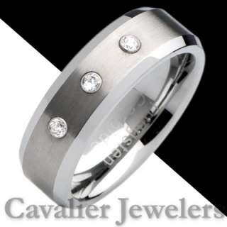 This Tungsten Carbide Ring is 7mm wide, black plated, beveled edges 