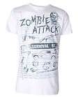 darkside zombie attack survival kit tee punk rock metal top