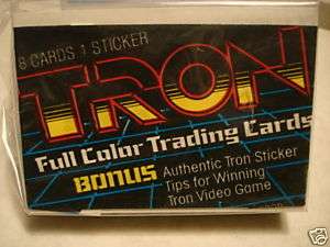 Tron Movie vintage mint card set 1981  