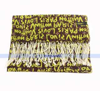 Beautiful Letter Prints Pashmina/Cashmere/100% Wool Shawl/Scarf/Wrap 