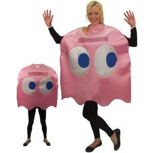 Lets Party By InCogneato Pac Man Pinky Deluxe Adult Costume / Pink 