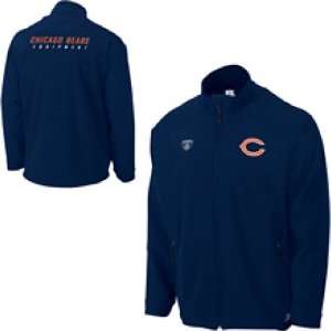  Men`s Chicago Bears Full Zip Soft Shell Team Jacket 