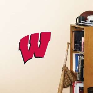  Wisconsin Badgers Fathead Official Logo NCAA Wall Graphic 