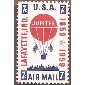 Stamps US Air Mail Lafayette Ind Ballon Delivery Scott C54 