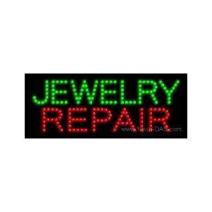 Jewelry Repair LED Sign 8 x 20