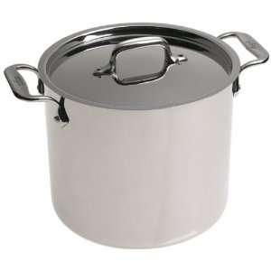 ALL CLAD 7 quart STOCKPOT w/LID   NON STICK BRUSHED STAINLESS  