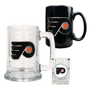  Philadelphia Flyers Mugs & Shot Glass Gift Set Sports 