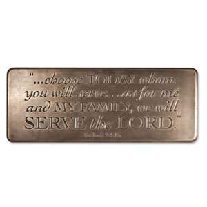   Resin Inspirational Wall Plaque Carved Verse LCP