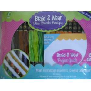  Iris Braid & Wear Floss Bracelet Boutique Arts, Crafts 